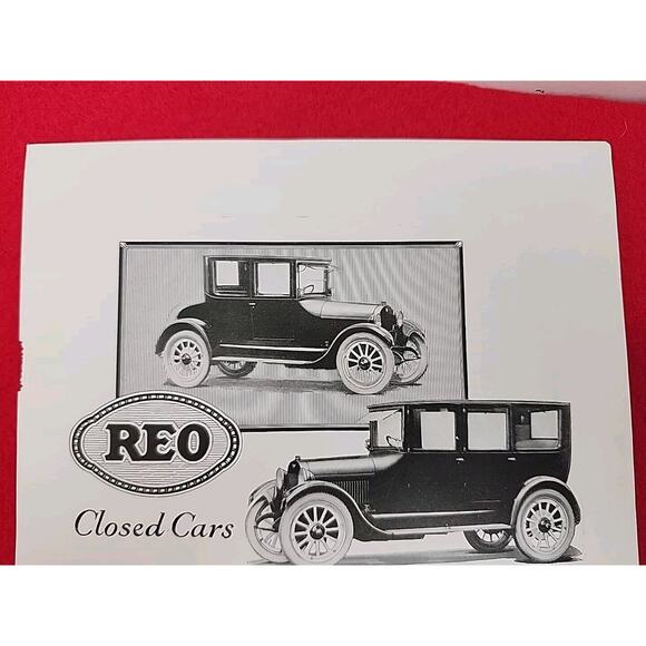 1922 Reo Closed Cars: Beauty More Than Skin Deep Vintage Print Ad Ephemera - Picture 2 of 6